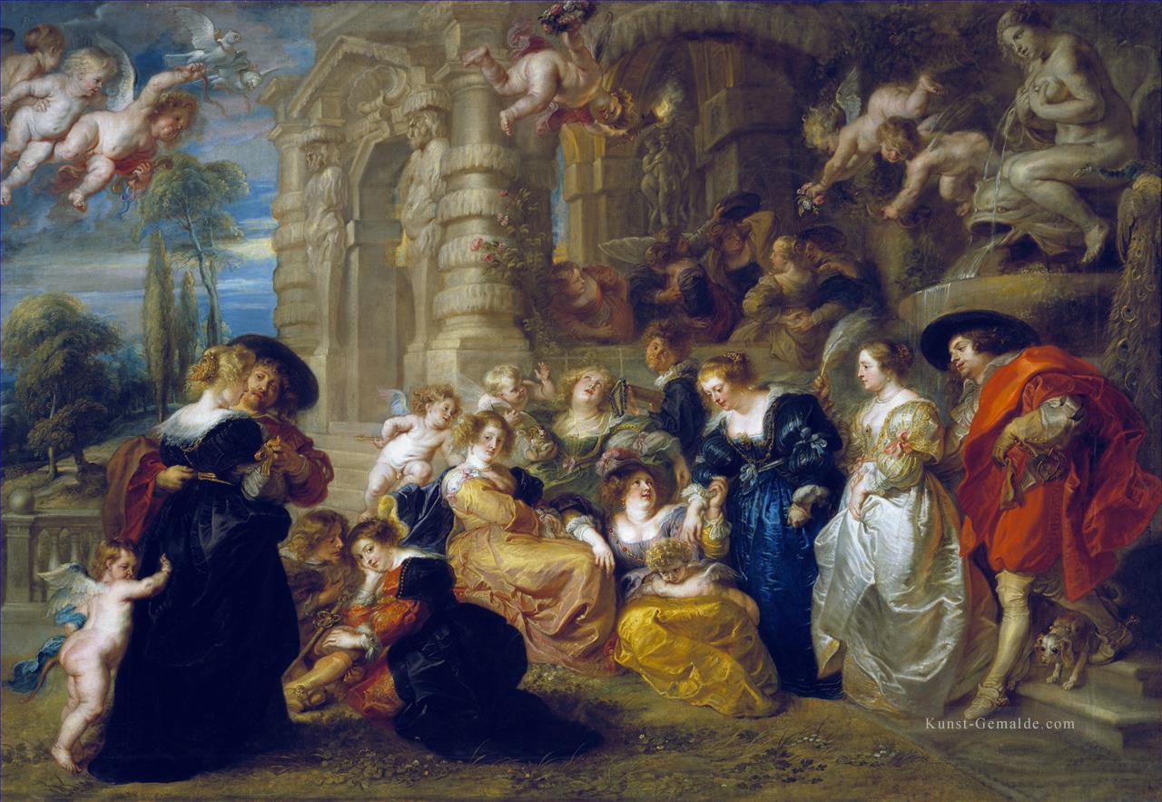 der Garten der Liebe Barock Peter Paul Rubens Ölgemälde